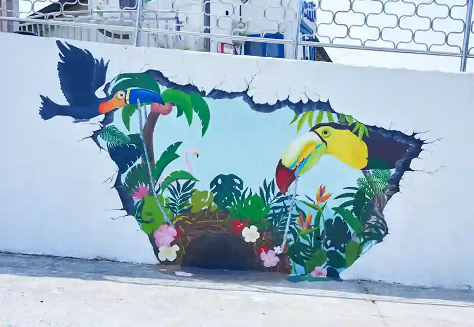 주변 관광지 동피랑 벽화마을 이미지